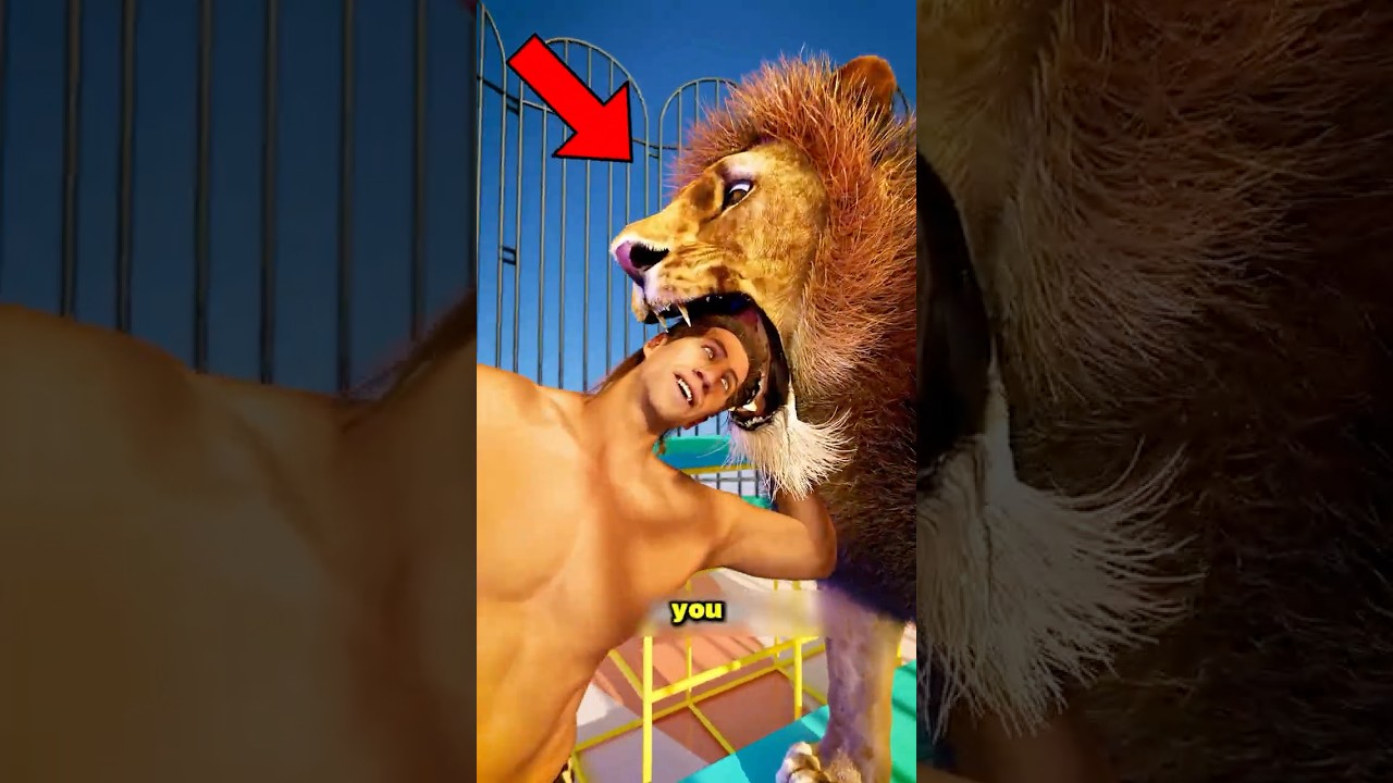 How to Survive a Lion Attack 🦁 #shorts