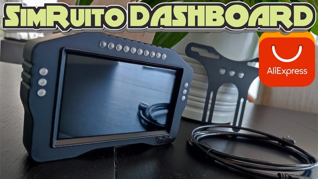 SIM RACING DA CHINAAA!! Dashboard SimRuiTo do Aliexpress - Unboxing, review e configuração - CSL DD