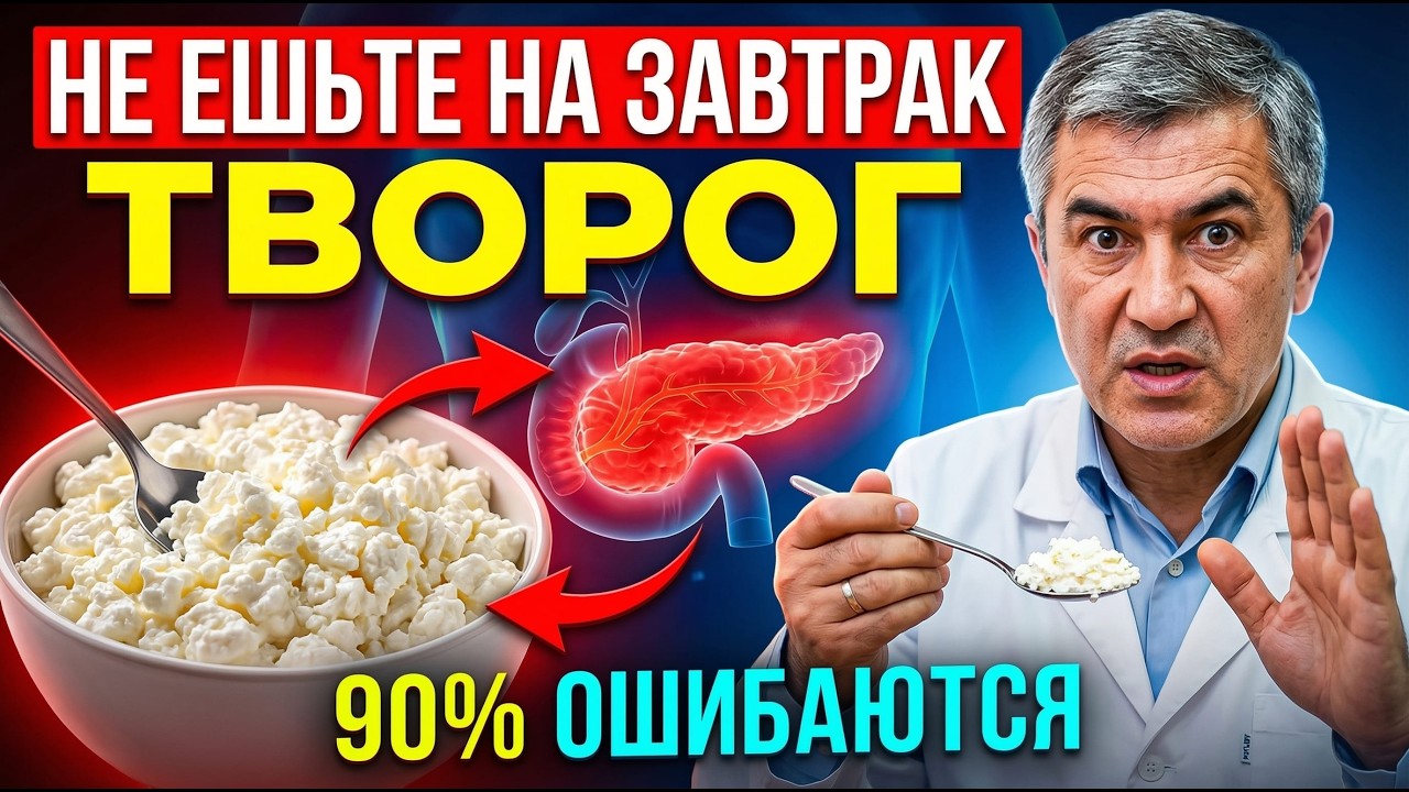 ТВОРОГ: ЯД ИЛИ ПОЛЬЗА? Кому категорически нельзя есть творог на завтрак | Доктор предупреждает