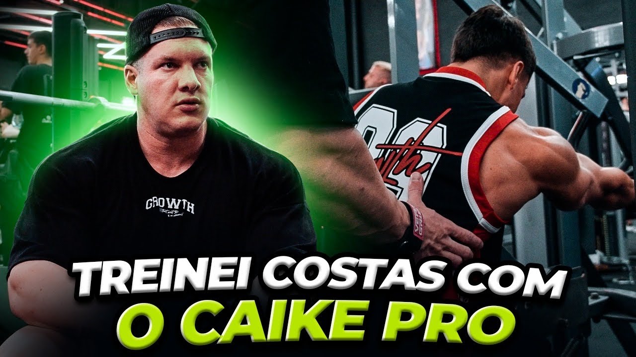 FIZ O TREINO DE COSTAS DO CAIKE PRO 🔴 CAIKE NA CLASSIC PHYSIQUE?