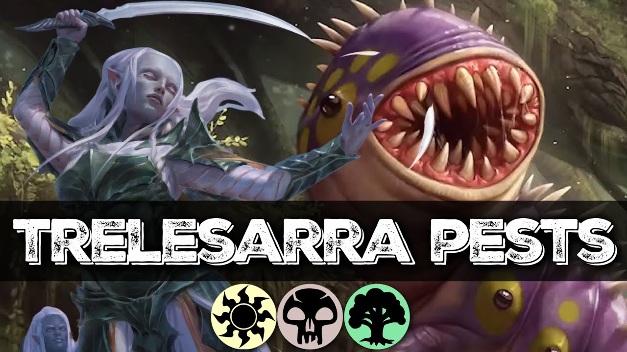 DRAINING 80 LIFE WITH TRELESARRA PEST COMBO IN STANDARD 2022 | MTG ARENA