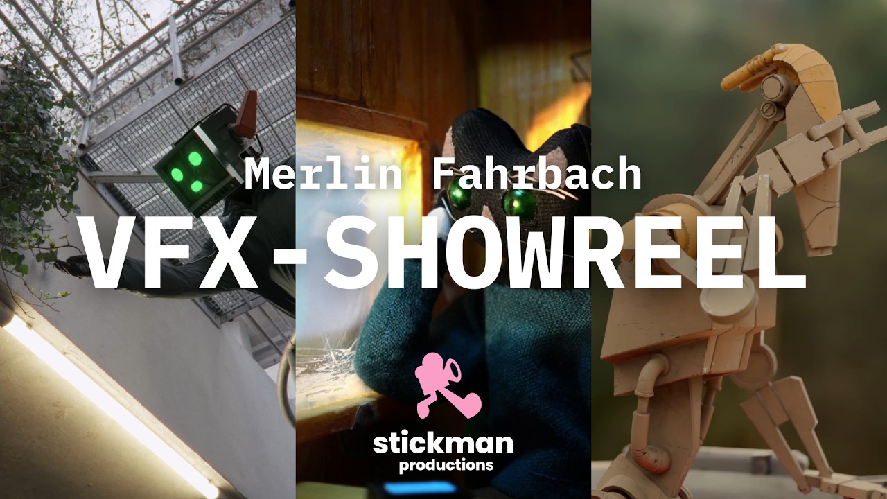 VFX Showreel 2025 |&nbsp;Merlin Fahrbach x Stickman-Productions
