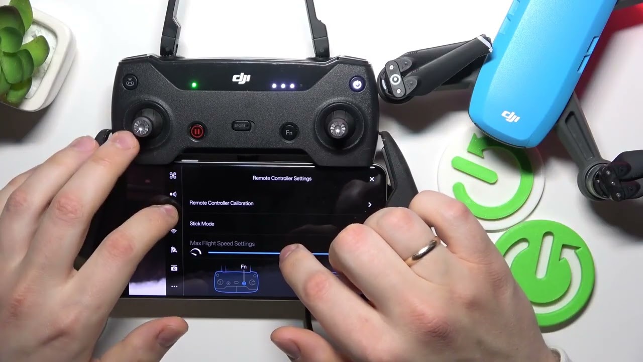 DJI SPARK – Como mudar o modo dos sticks (Modo 1 / 2 / 3 / Personalizado)