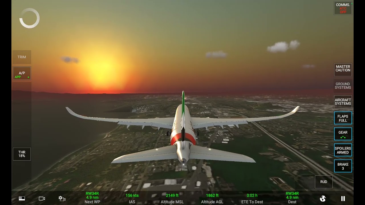 Landing at Seattle (KSEA) [Disconnected from Game Server] 