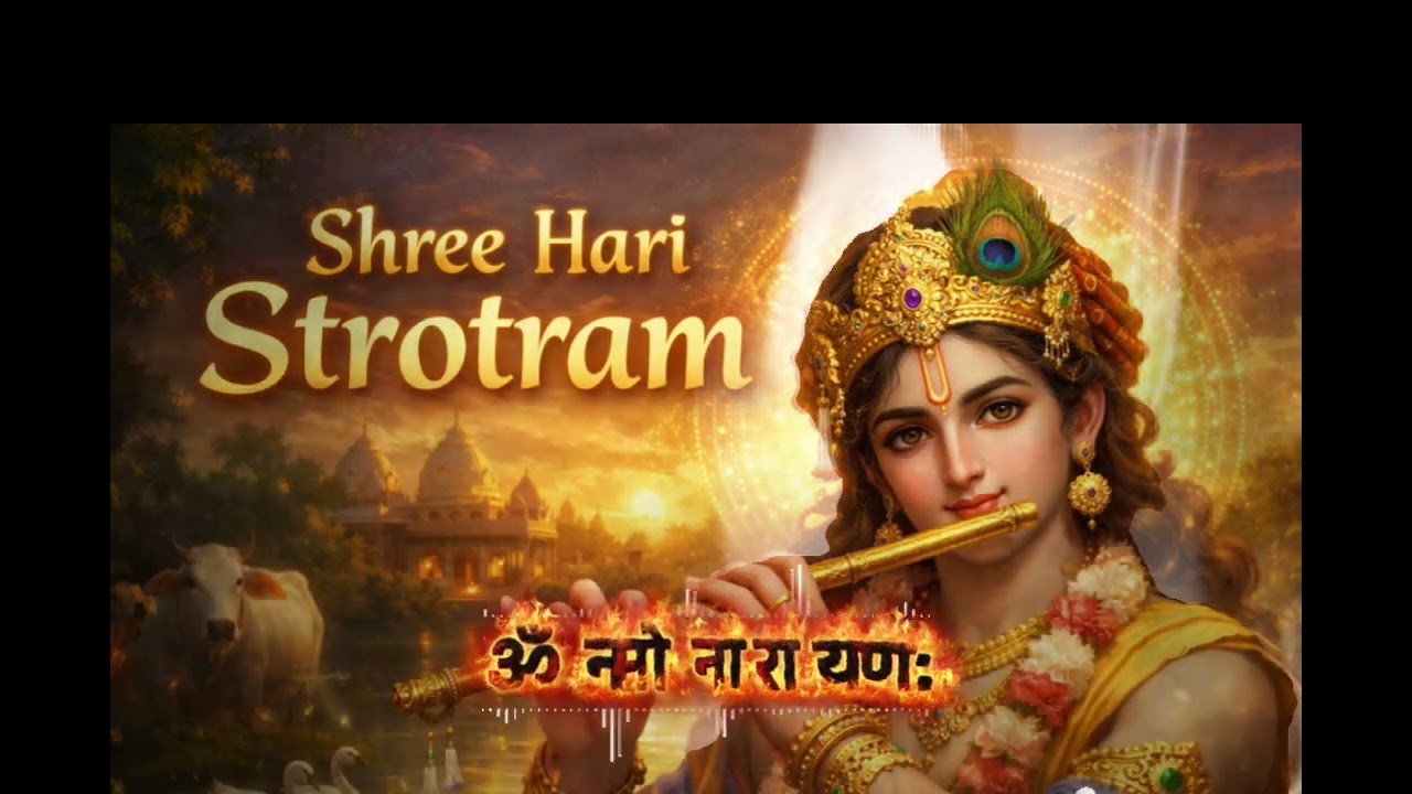 Shree Hari Strotram | Divine Devotional Mantra of Lord Krishna | Peaceful Bhakti Chant