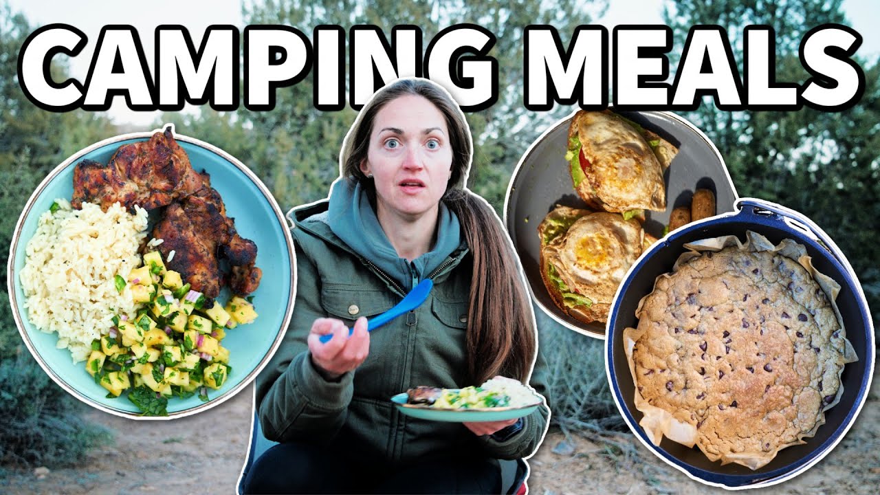 *NEW* Camping Meal Ideas - What I Eat in a Day CAMPING