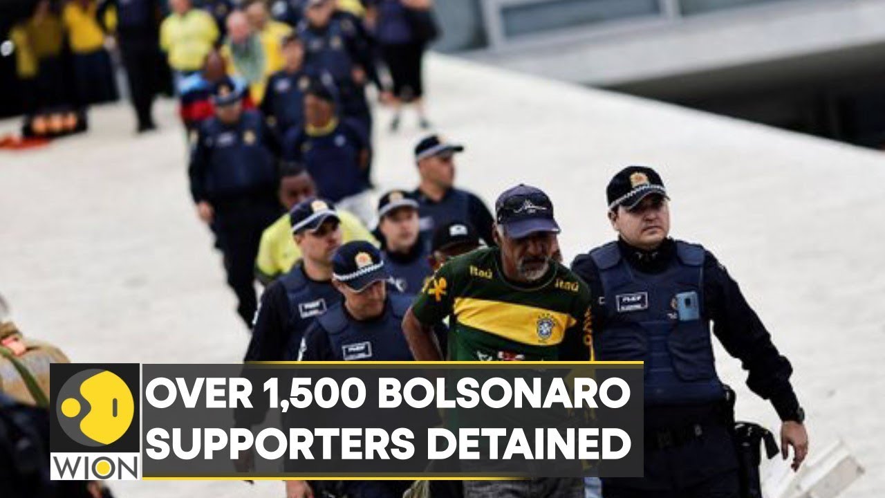 Bolsonaro in Florida hospital; Over 1500 supporters detained after Brazil riots | International News
