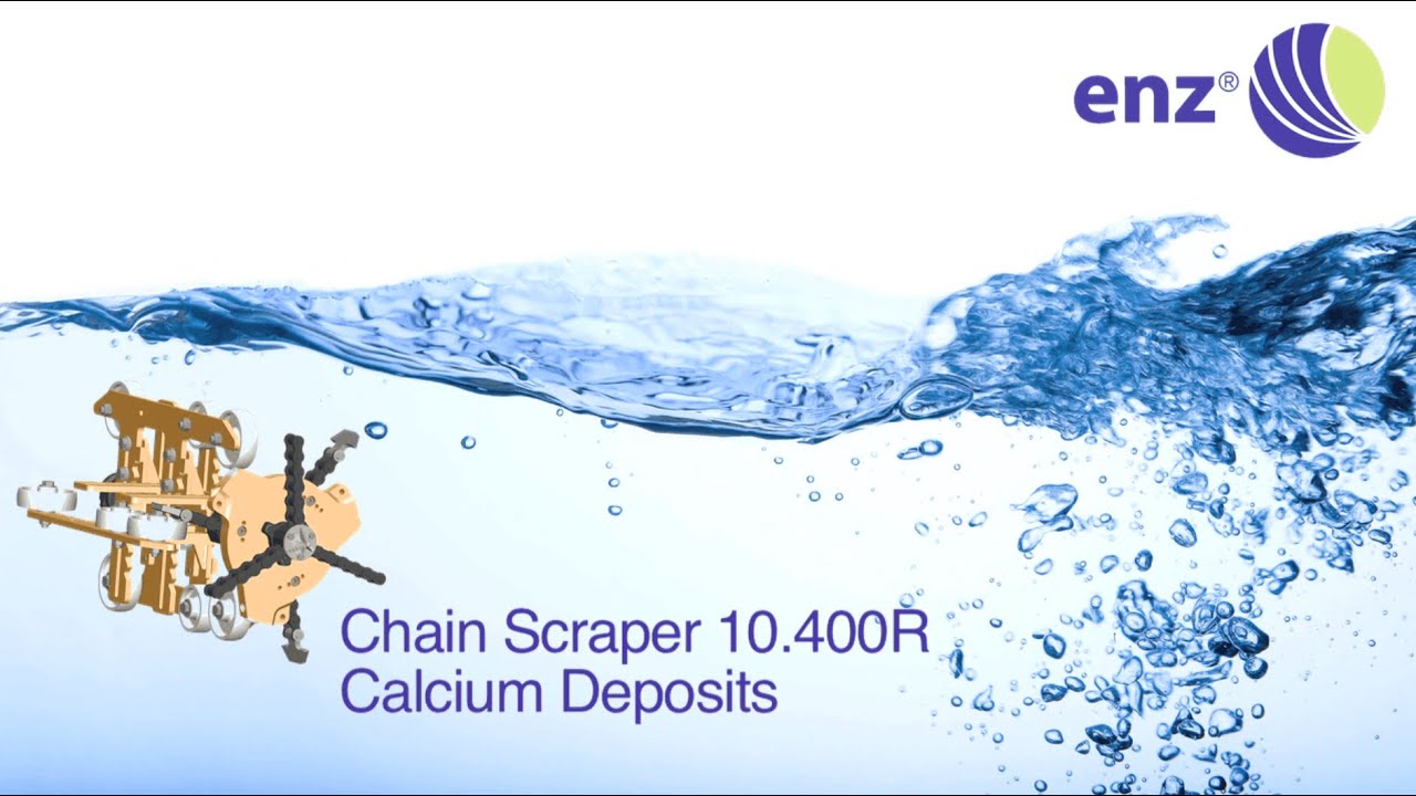enz® Chain scraper/Kettenschleuder 10.400R - calcium deposits/Kalkablagerungen