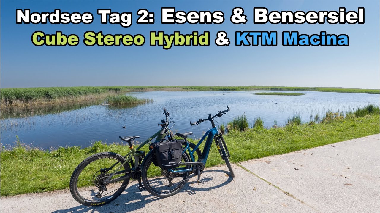 So viele schöne Häuschen an der Nordsee | Cube Stereo Hybrid & KTM Macina