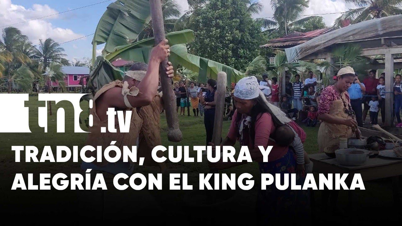Indígenas miskitos celebran el tercer domingo del tradicional King Pulanka, en el Caribe - Nicaragua