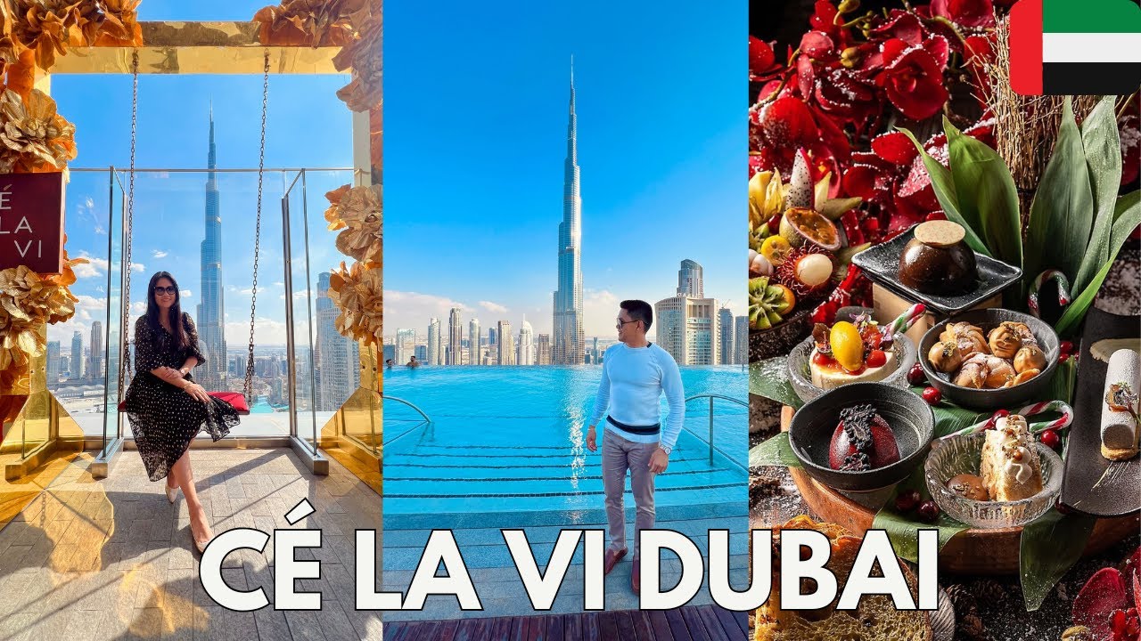 CÉ LA VI Dubai | Michelin Star Restaurant | Epic Birthday Surprise! | The Address Sky View Hotel