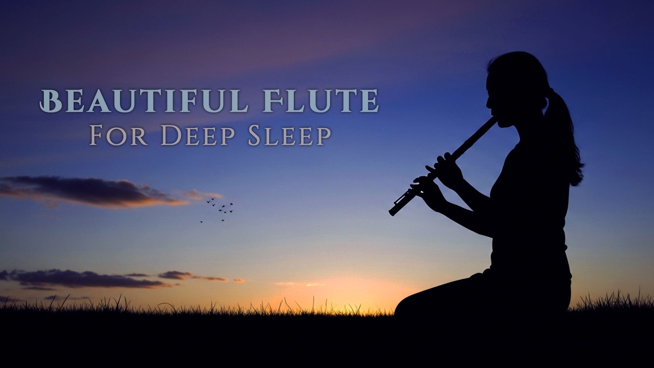 Listen to gentle flute music for full relaxation 🎶 and drift into deep sleep naturally 😴🌌