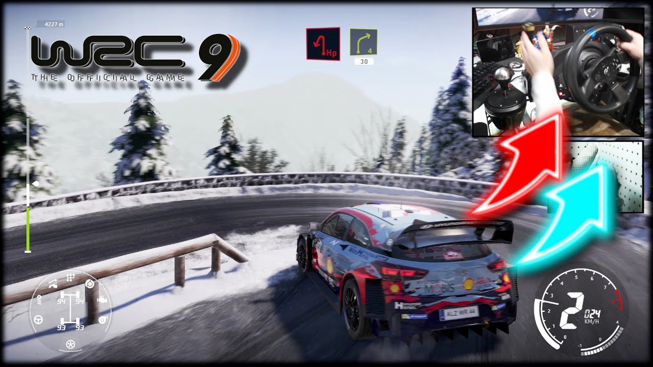 WRC 9 Hyundai i20 WRC Monte Carlo / Thrustmaster T300RS Replay