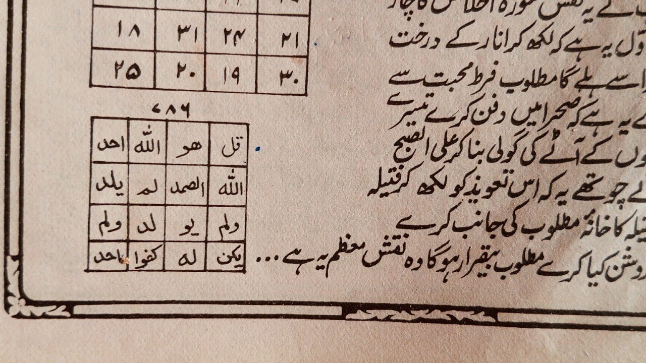 Mohabbat ko pane ke liye taweez .