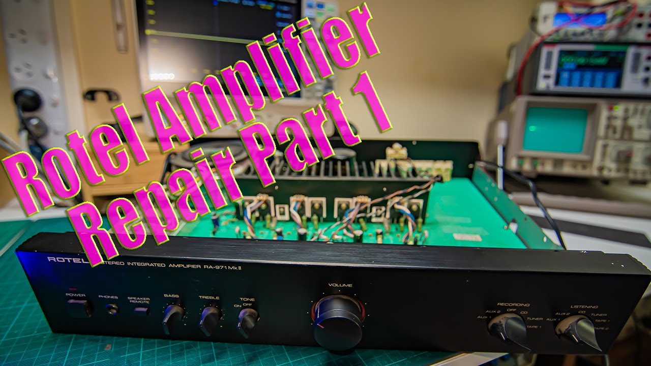 Rotel RA-971MKII Amplifier Repair Part 1