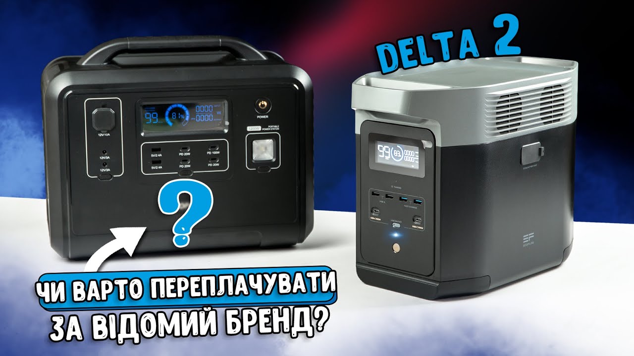 Кращий аналог EcoFlow Delta 2? Порівняння з EcoPlay P1201. Як не переплатити за бренд.