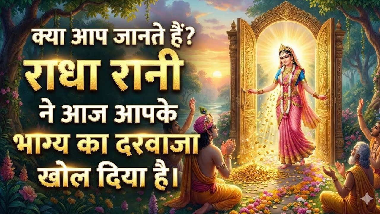 क्या आप जानते हैं? राधा रानी ने आज आपके भाग्य का दरवाजा ।Radharani ka ashirwad⁩ #motivation #maa