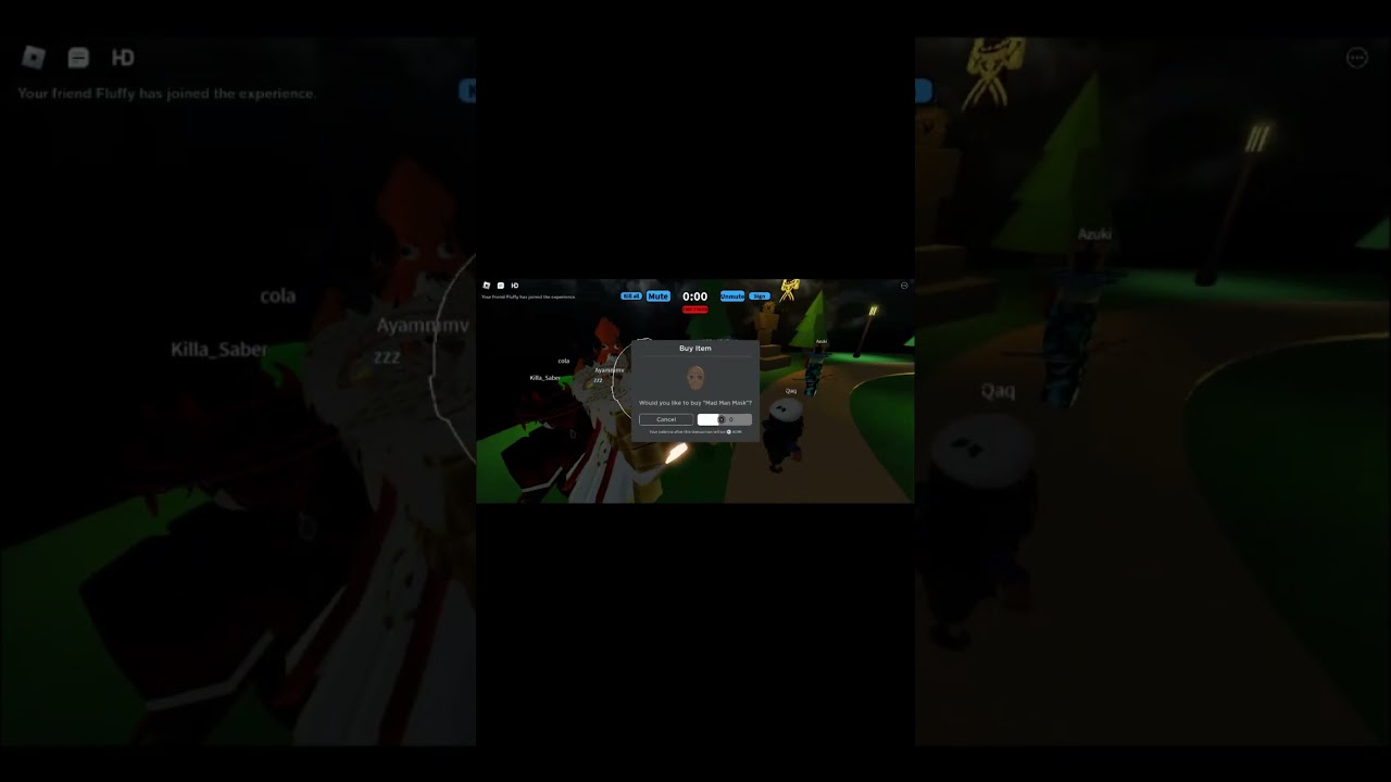 Getting Mad Man Mask Free ugc limited 