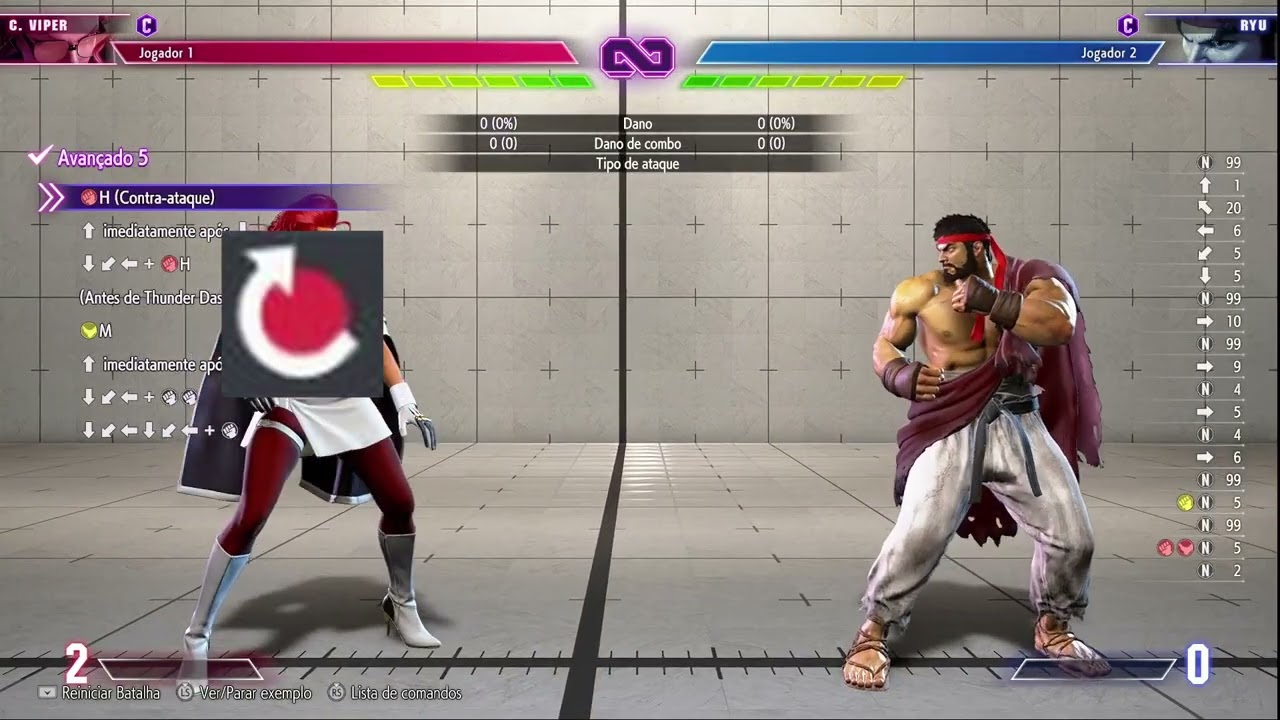 Como fazer os combos da C Viper?