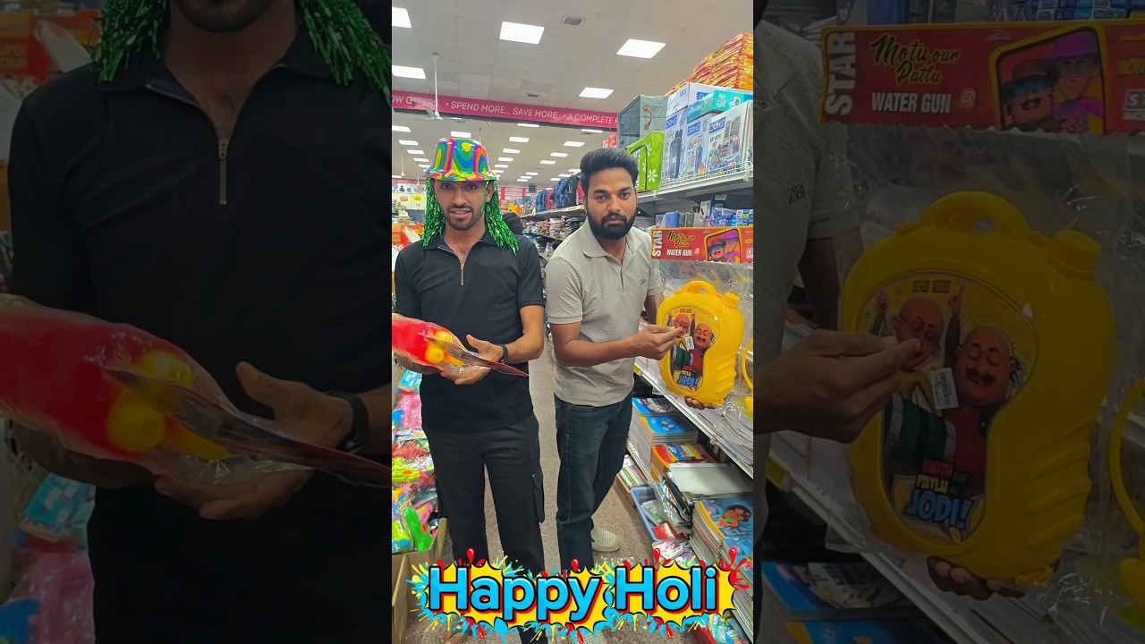 Cheapest Holi Sale! 🔫 Water bottles for just ₹5 and ₹10! #holi #happyholi #pichkari #holi2026