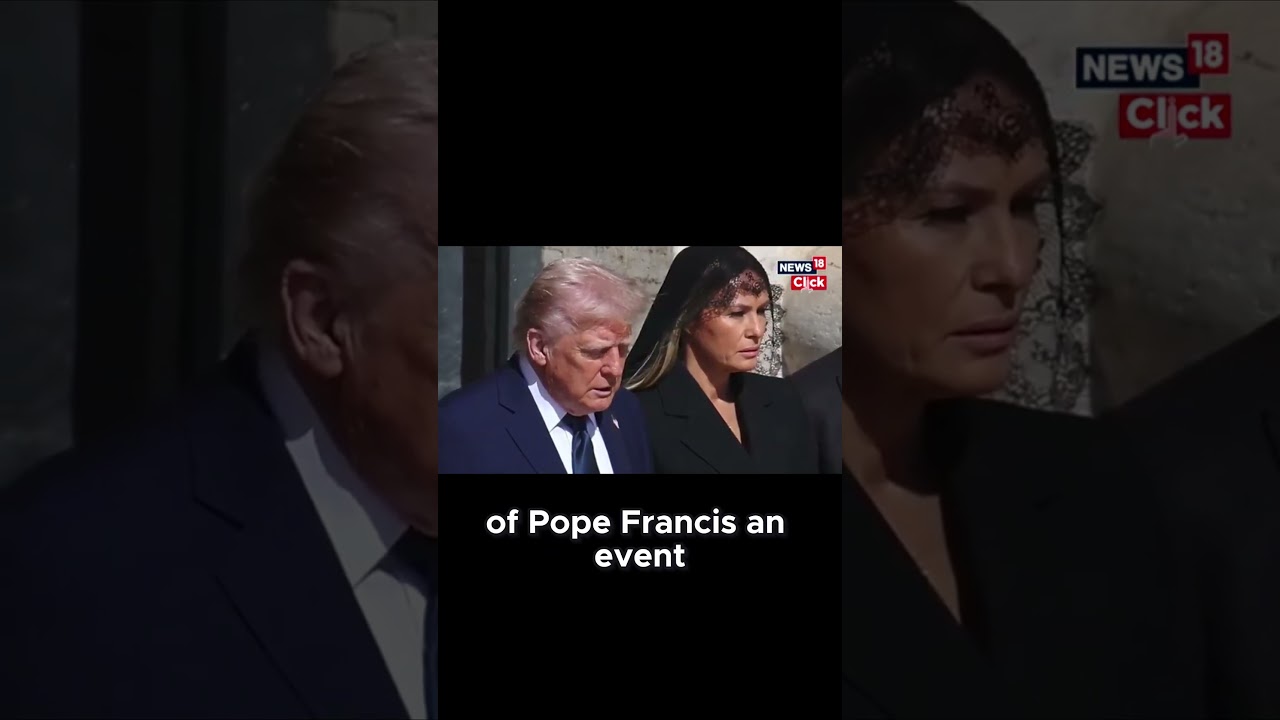 Trump Leaves Pope's Funeral Early  Controversy #trump #popefuneral
