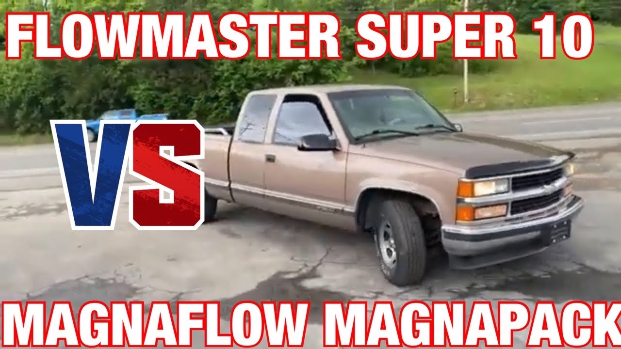 Chevy Silverado 5.7L V8: FLOWMASTER SUPER 10 против MAGNAFLOW MAGNAPACKS!