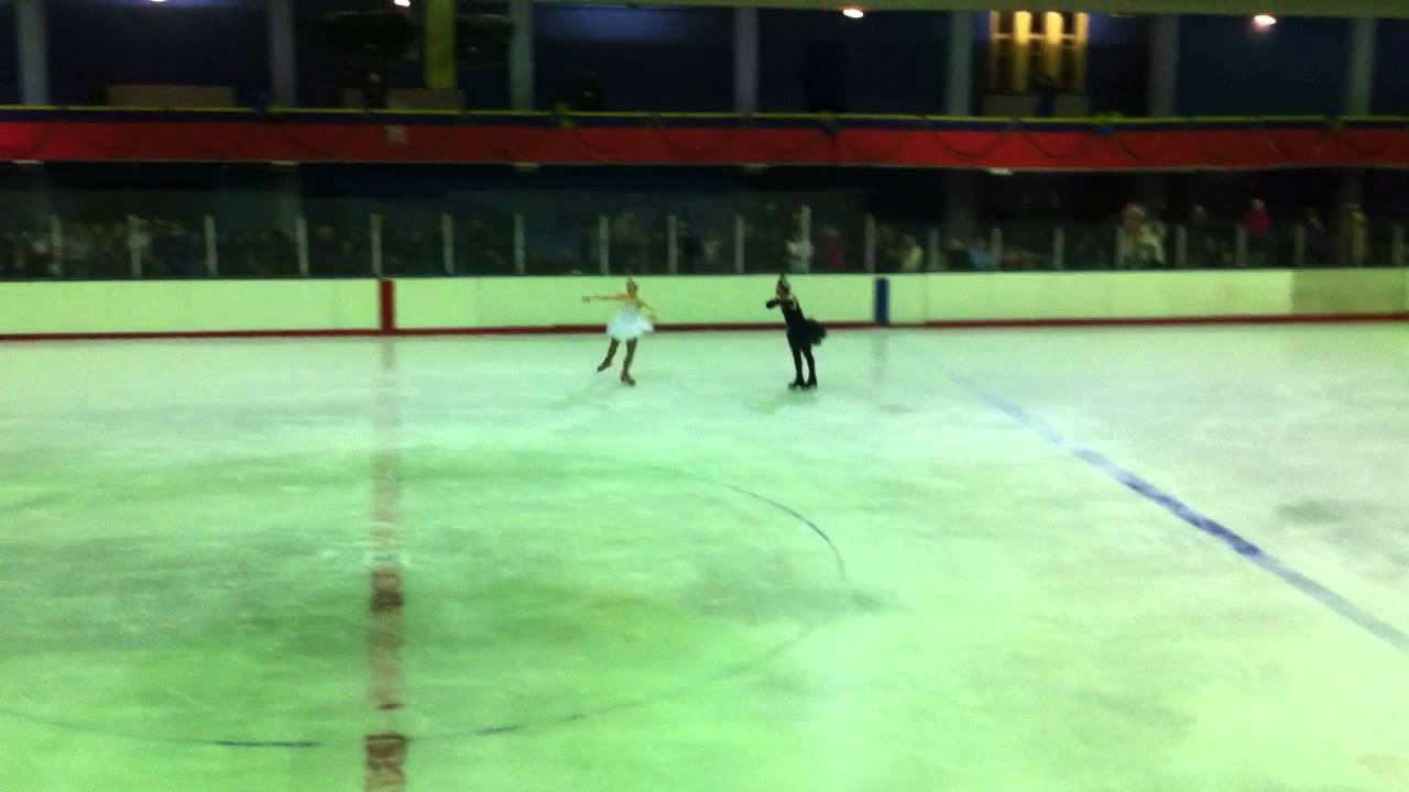 Becky Rumens and Roland Hailston skating to Swan Lake at Streatham Ice Rink Closing Gala