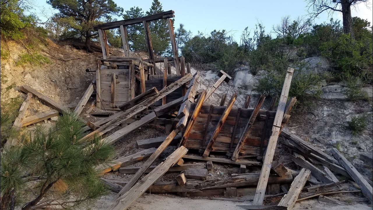 Strip Mines On BLM Land And In Santa Fe National Forest Of New Mexico