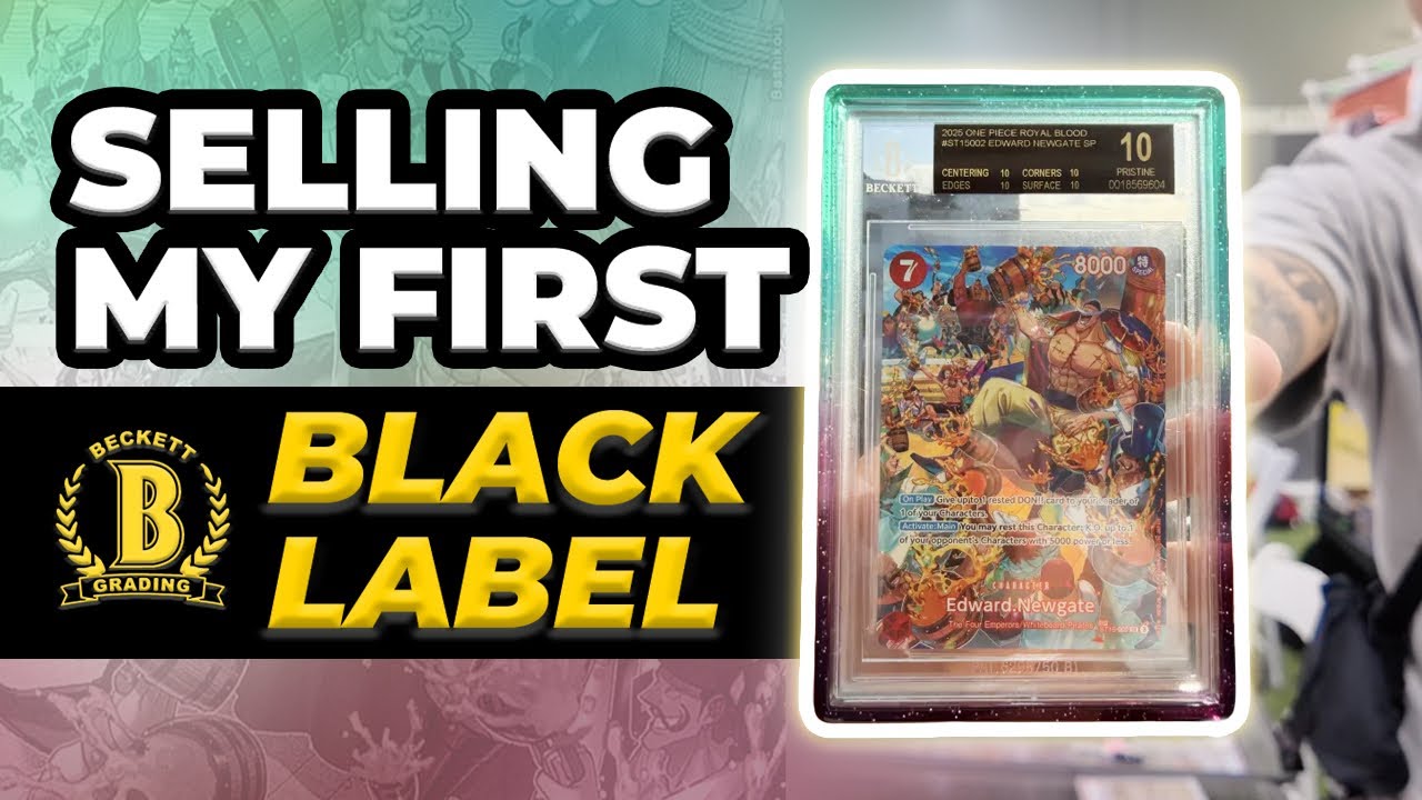 WE SOLD OUR FIRST BLACK LABEL?!😱 | Pokemon Vendor POV