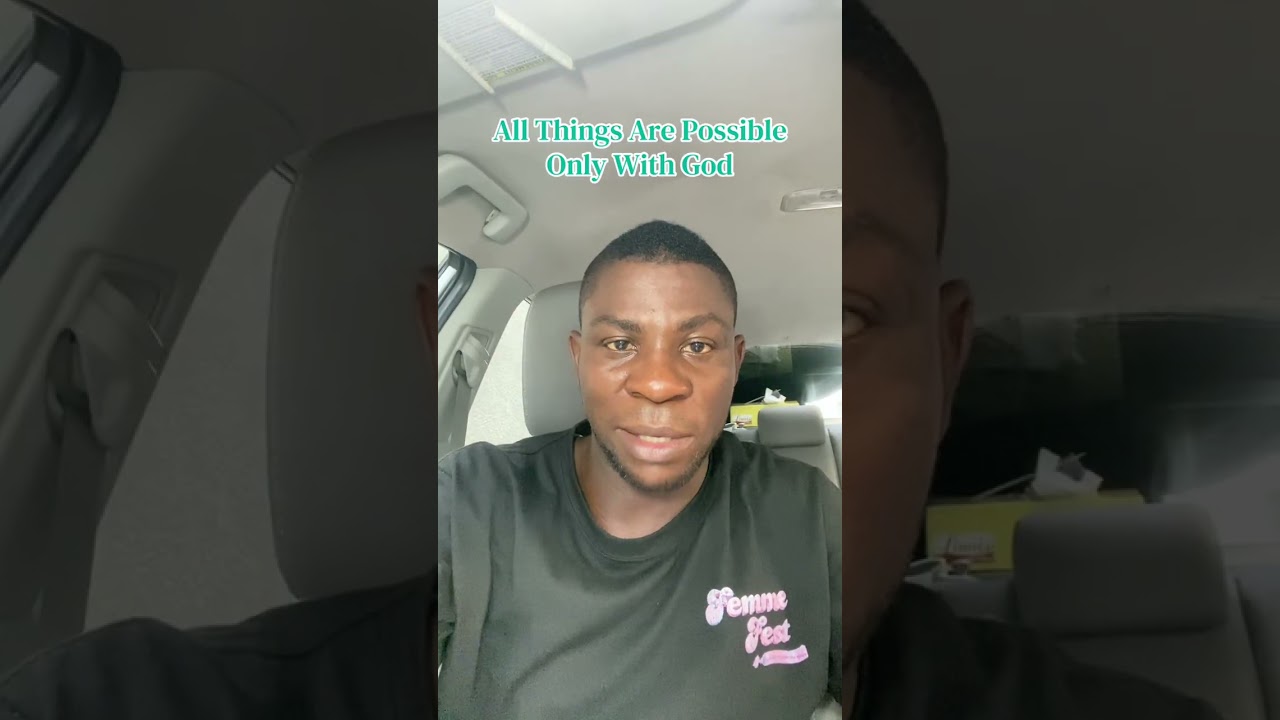 All Things All Possible Only With God
