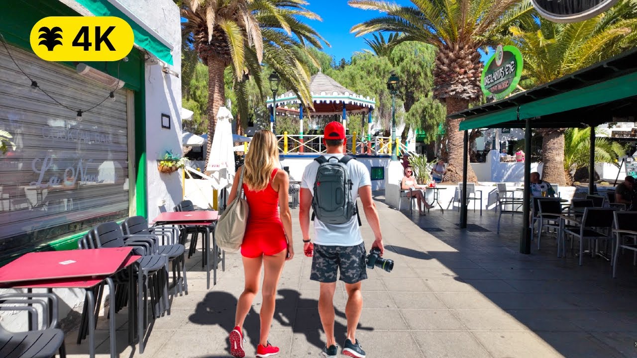 Costa Teguise - Lanzarote Walking Tour 4K