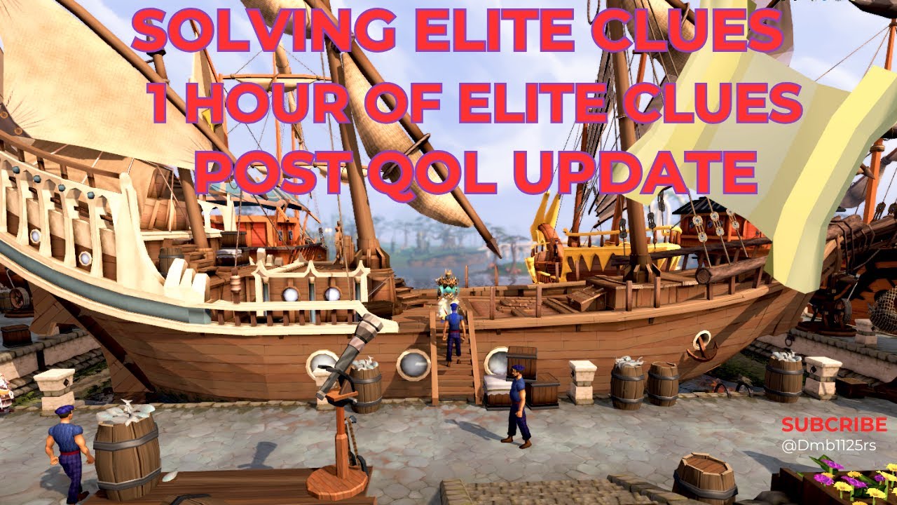I solved elite clues for 1 hour post QOL update| Runescape 3 | Solving guide