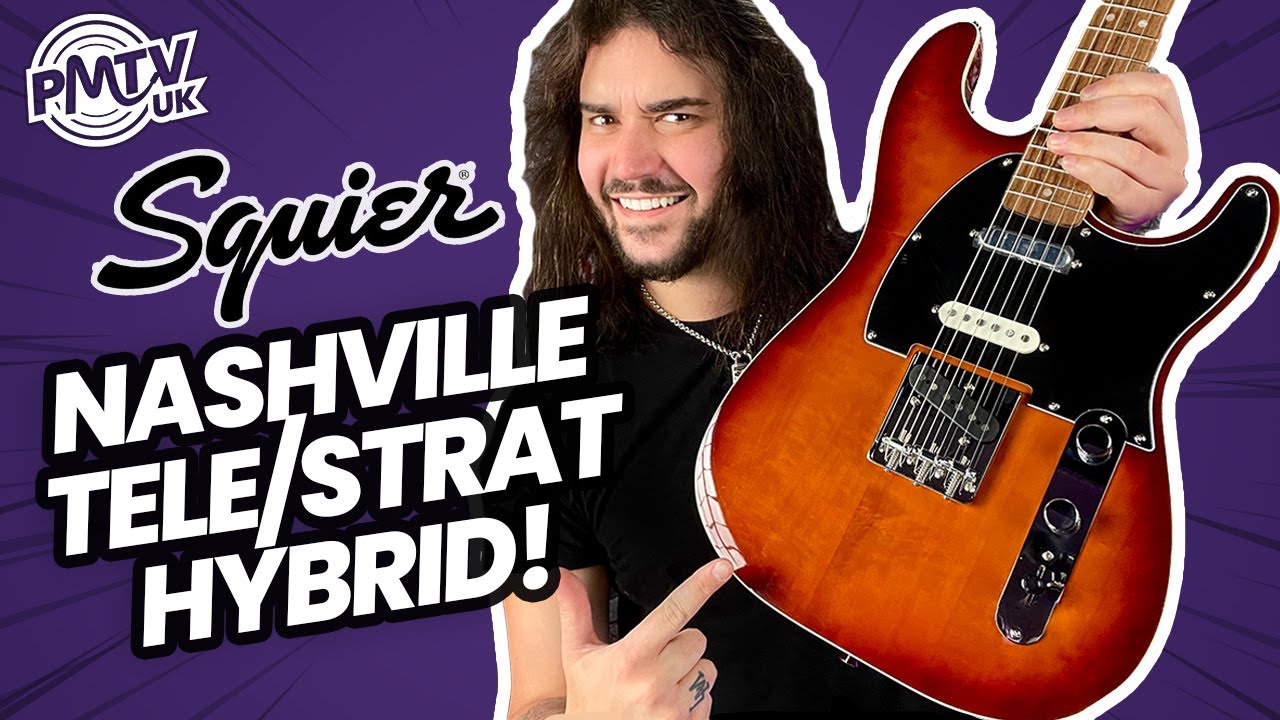 Squier Custom Nashville Stratocaster! — Безумный страт в стиле Tele с тремя звукоснимателями!