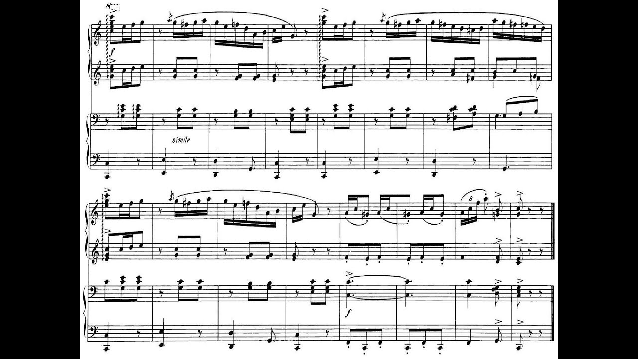 [A.Várnagy+Zs.Farkas] Moszkowski: Spanish Dances Highlights for Piano Duet