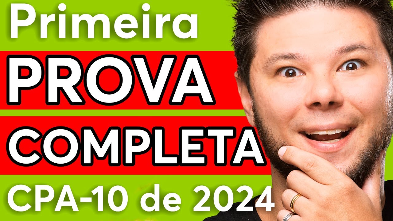 PROVA COMPLETA CPA-10 📚🤩 Primeira prova completa CPA-10 de 2026🔥 QUEST&Otilde;ES COMENTADAS ANBIMA ✅