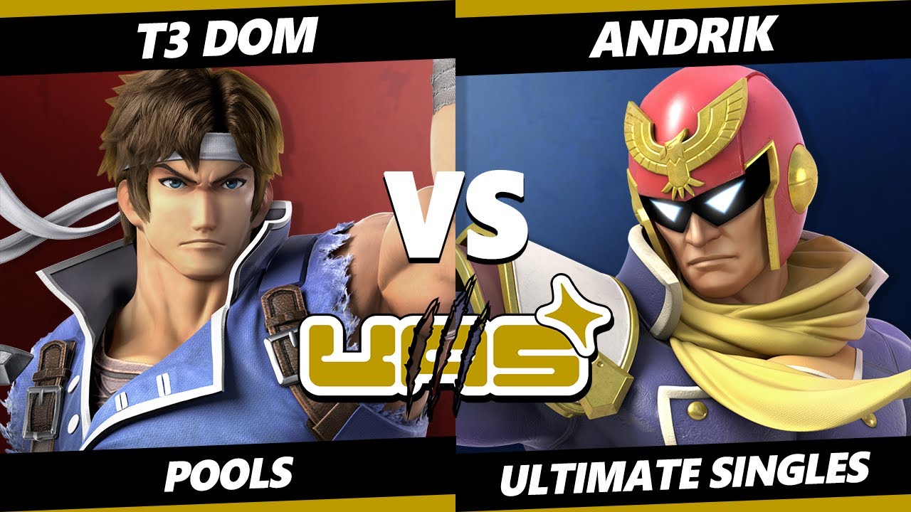 UAS: LAS - T3 Dom (Richter) Vs. Andrik (Captain Falcon) Smash Ultimate - SSBU