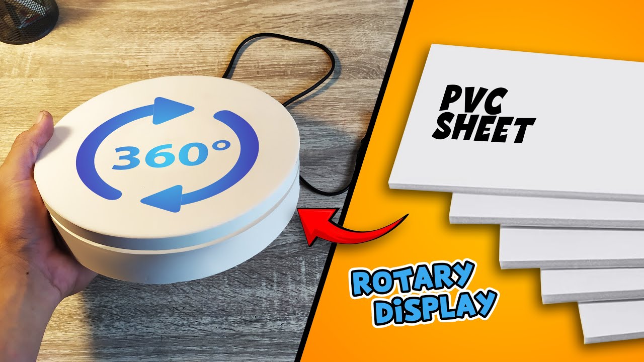 DIY CARA BIKIN MEJA PUTAR DISPLAY YANG KUAT PUTAR BEBAN 2 KILO