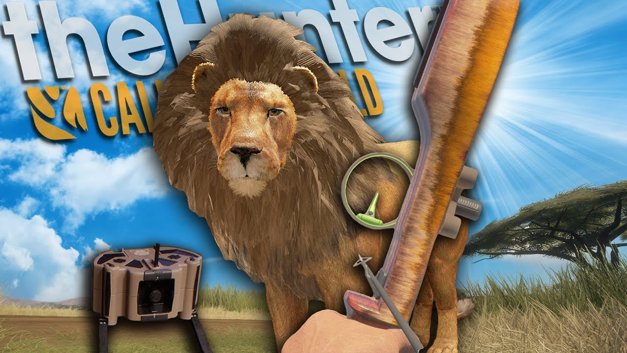 THIS WAS INTENSE! Hunting lions With The New Electronic Caller & Takedown Bow! Call of the wild