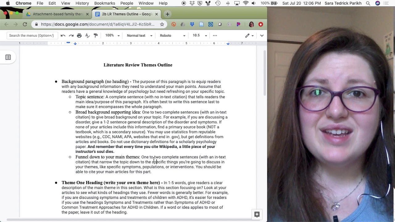 PS 213 Literature Review themes