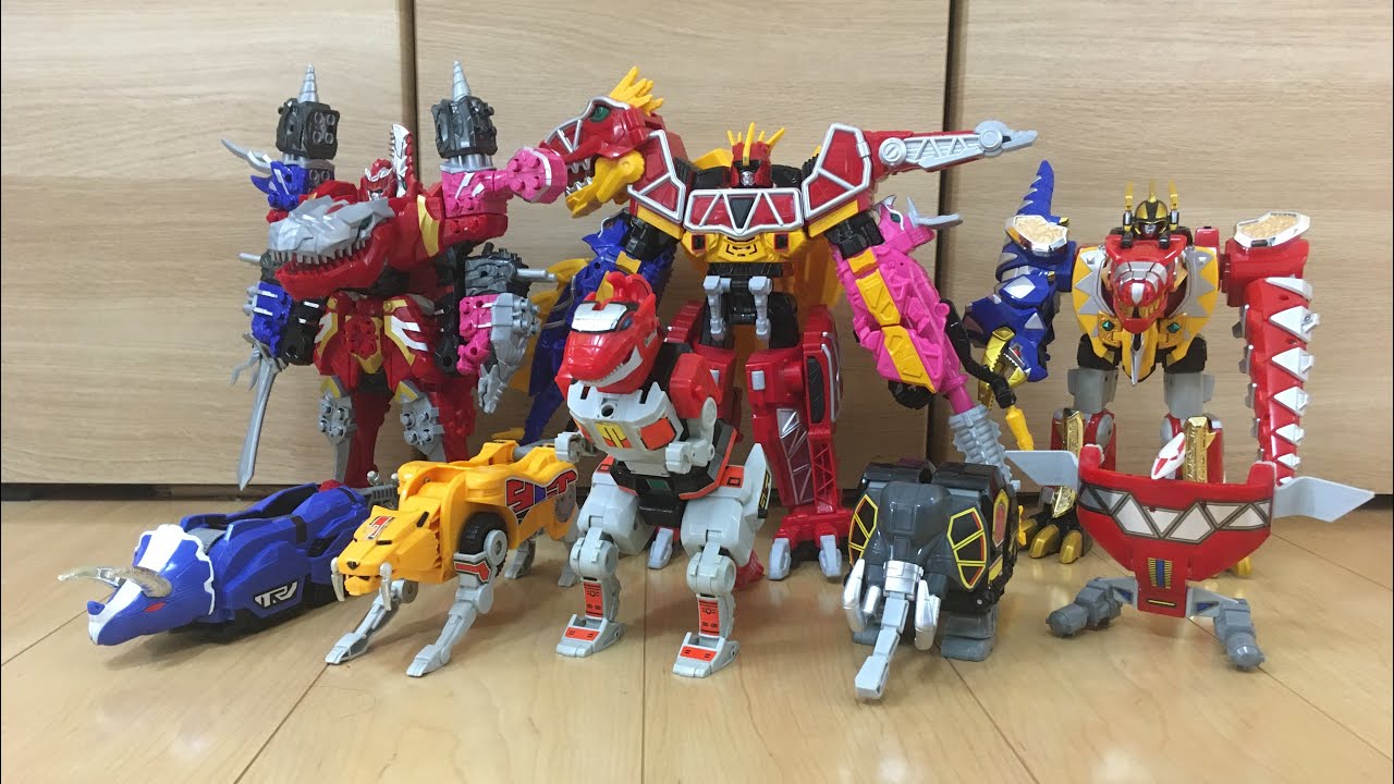 【恐竜戦隊ジュウレンジャー】進化合体！大獣神/パワーレンジャー