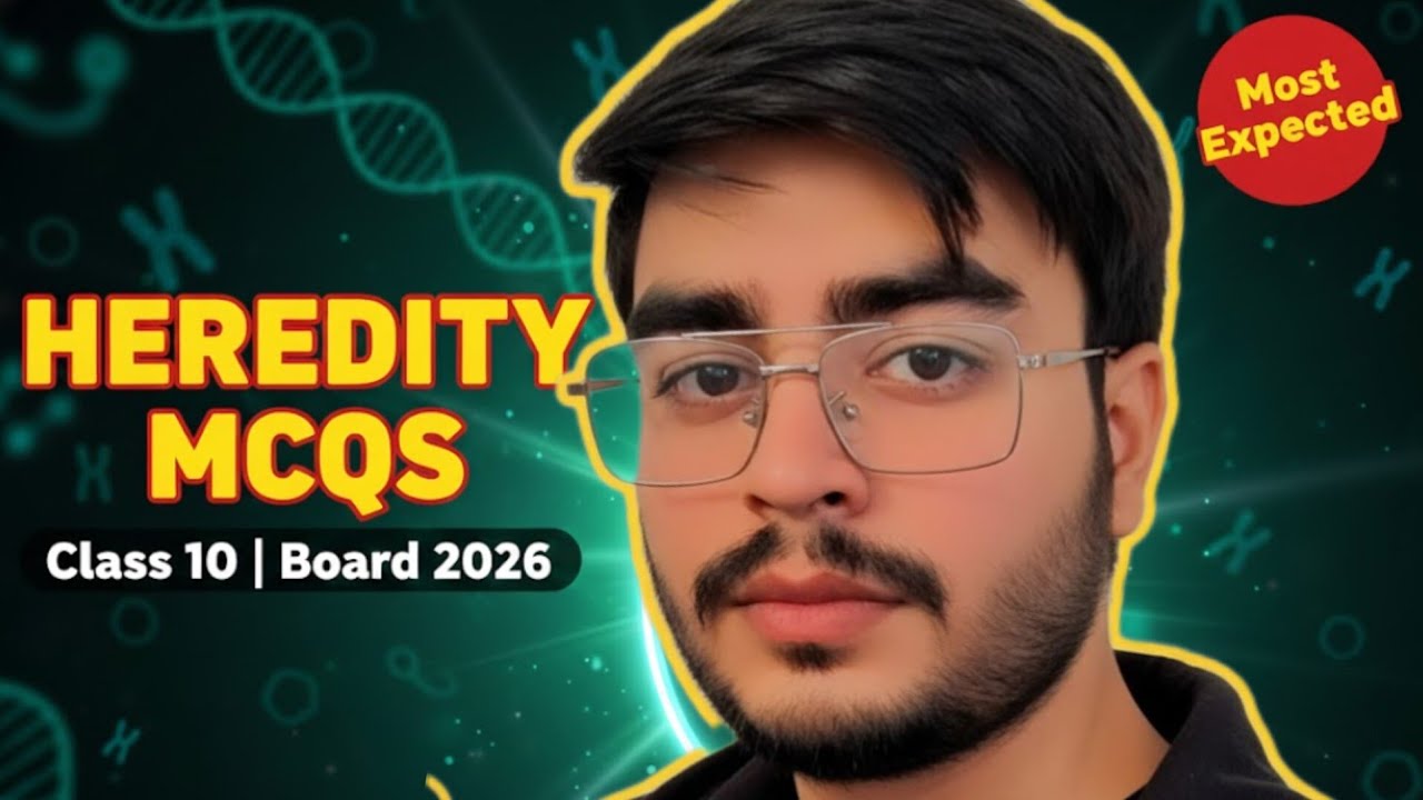Class 10 Heredity MCQs 🔥 | Most Expected Questions for Board Exam #cbse #hbse #rbse #buddingmedicos