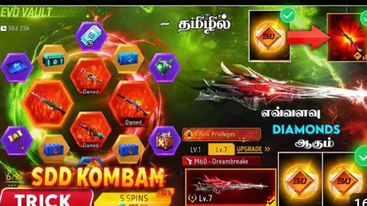Evo vault spinning trick 🤯🤯 |. New evo guns spinning I got a new guns 🫠🤩 | dimond pochi 🥹 #trending 