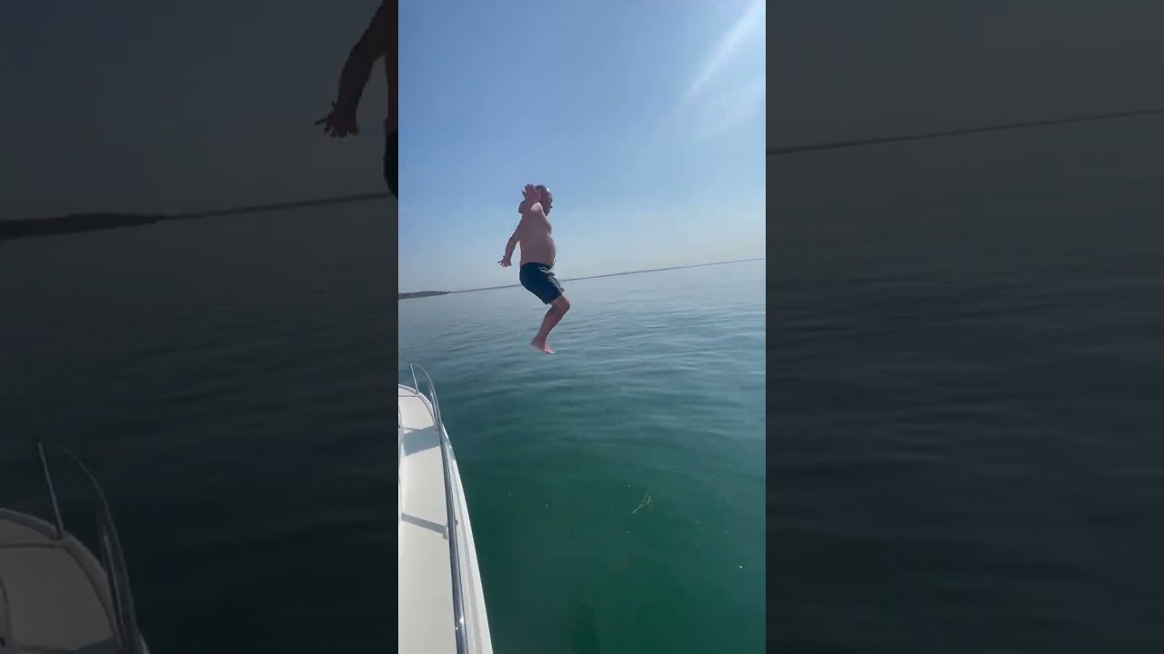 When they say jump, you say… Boating for free spirits. 