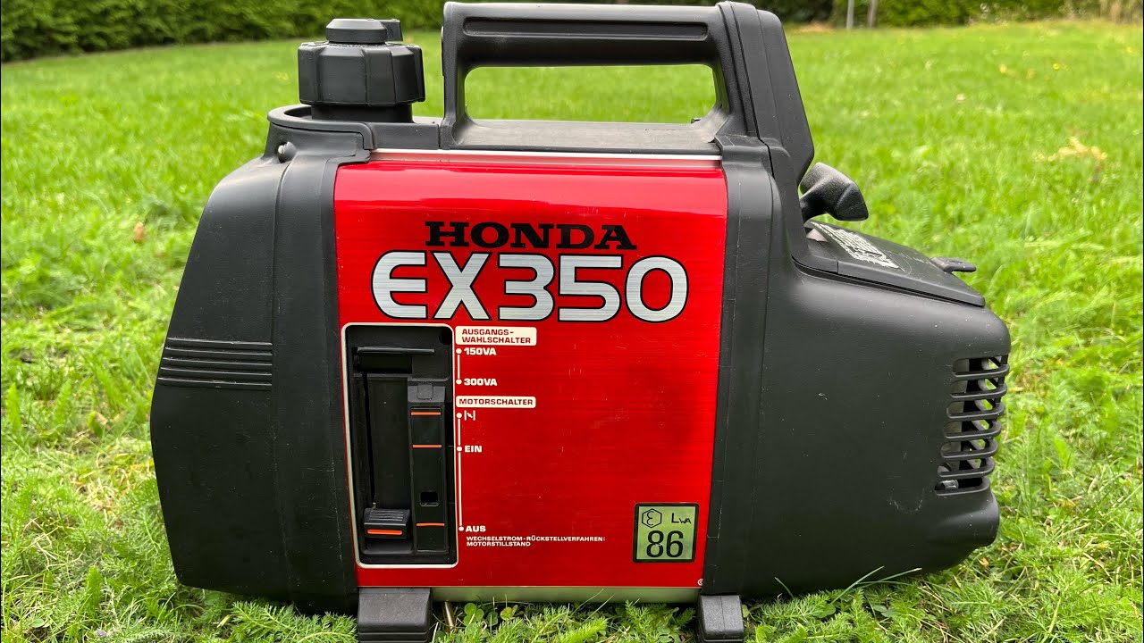 Honda EX 350 Inverter Stromgenerator Kaltstart