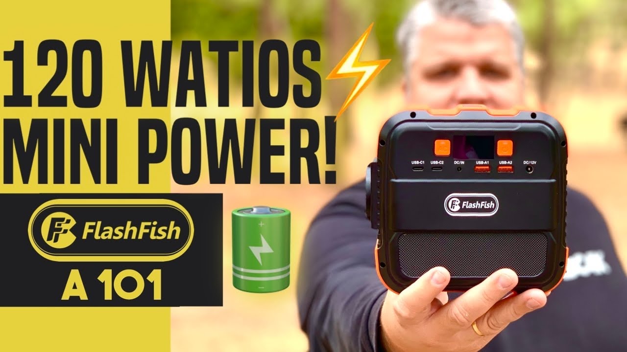 FLASHFISH A101 Review en español 🔋 Especificaciones y prueba de carga real. Revisión EDC4K