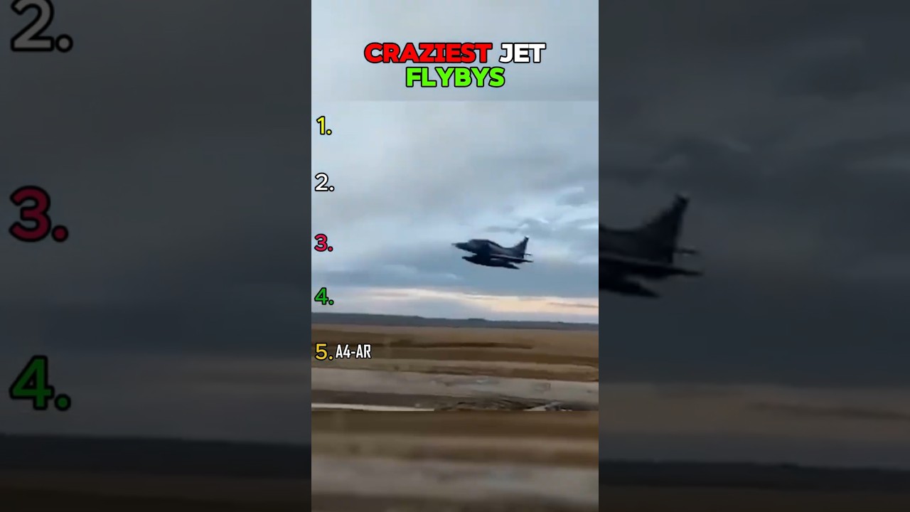 Ranking The Craziest Jet Flybys Part-2 #top5  #plane