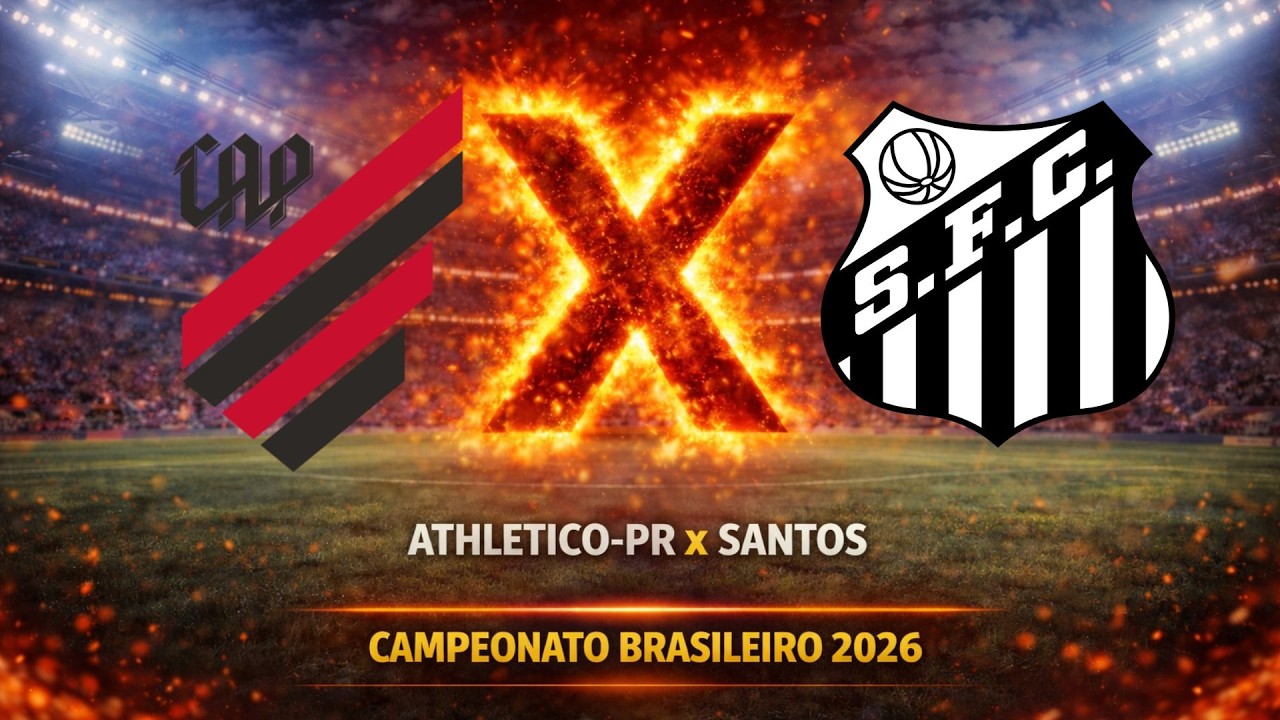 ATHLETICO-PR X SANTOS [Simulação] | Campeonato Brasileiro 2026