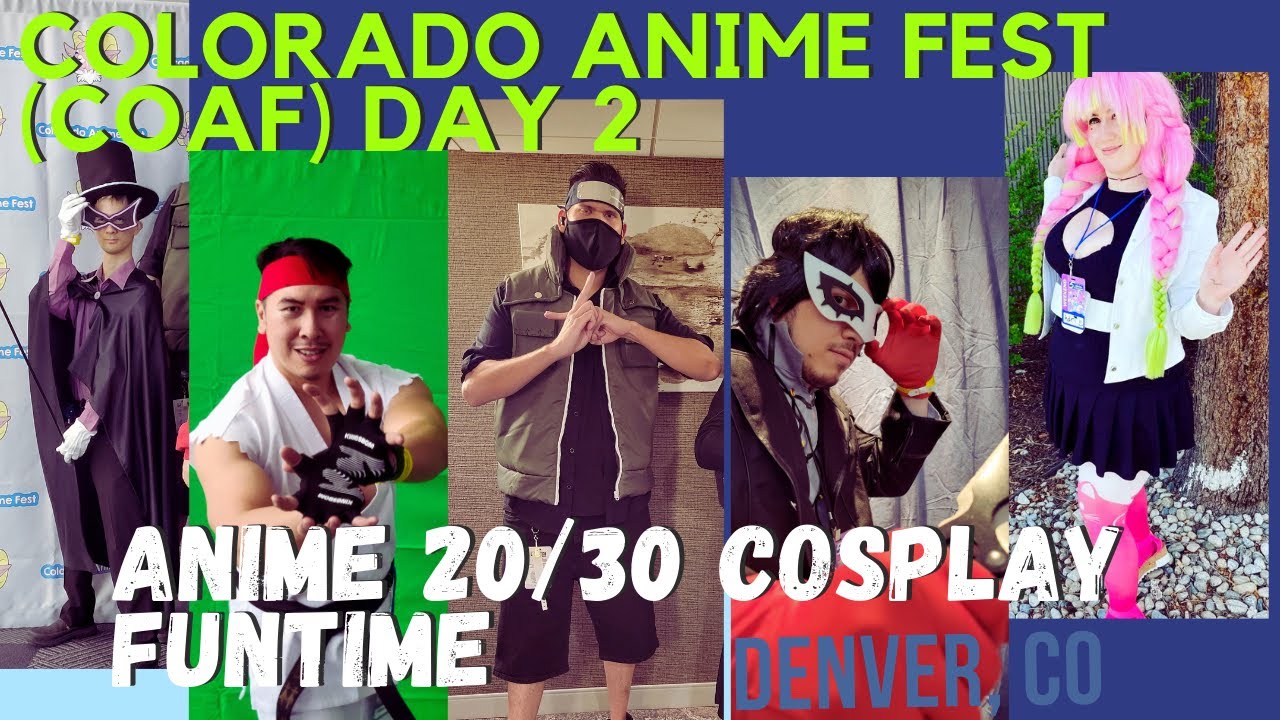 COAF Day 2 - ANIME 20/30 COSPLAY GALORE!! LIPSYNC, TRIVIA, RAVE AND COSPLAY CAFE!!