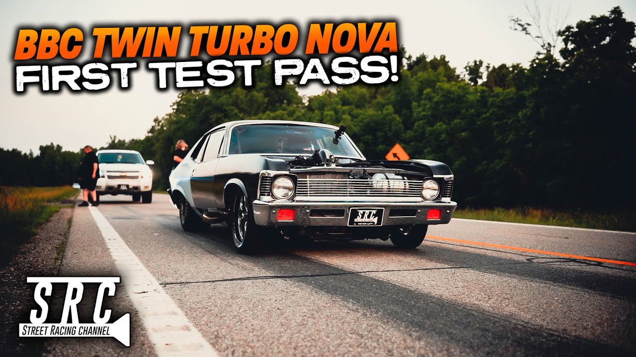 Billy’s Twin Turbo BBC Nova First Shakedown on the STREET