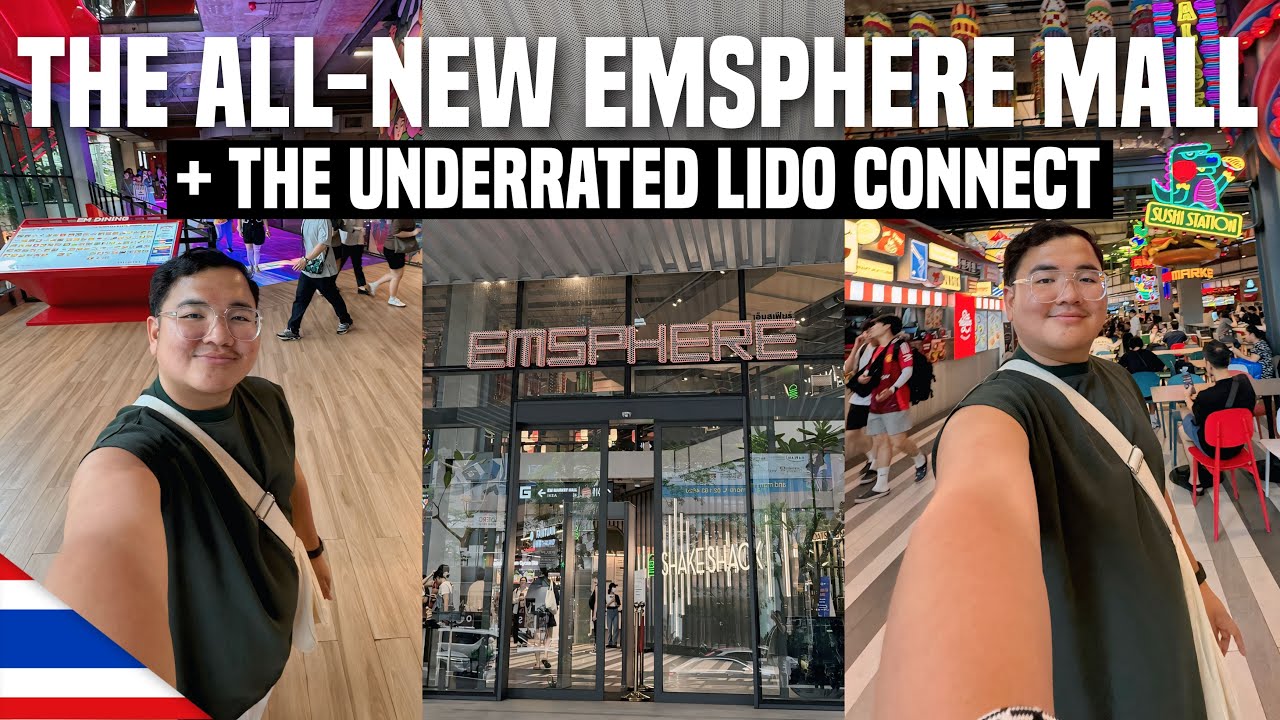 EMSPHERE MALL in BANGKOK 🇹🇭 + The Underrated LIDO CONNECT (Perfect for Shopping) | Ivan de Guzman